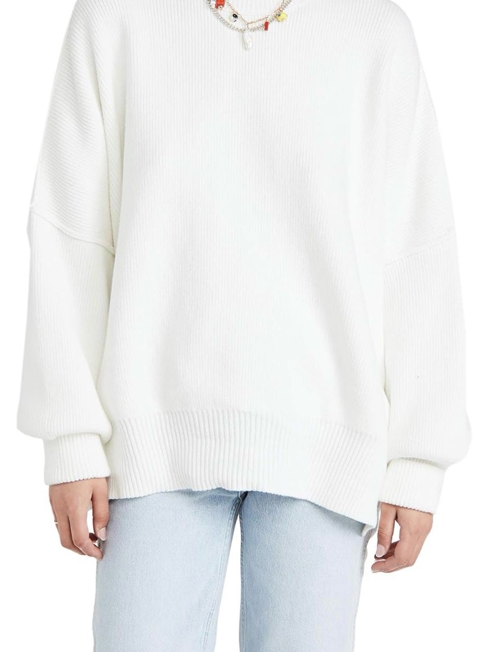 Free People Women's Easy Street Tunic Sweater Size Small